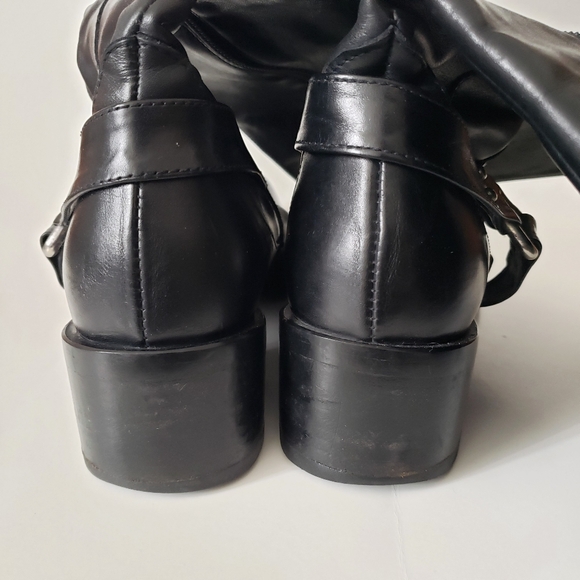 Browns | Leather Biker Boots - Picture 7 of 9